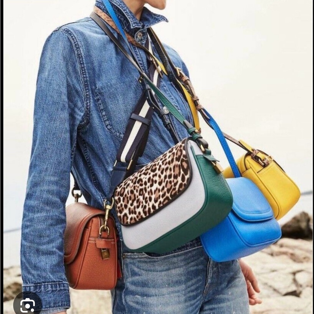 J.CREW SIGNET FLAP BAG IN ITALIAN CALF HAIR